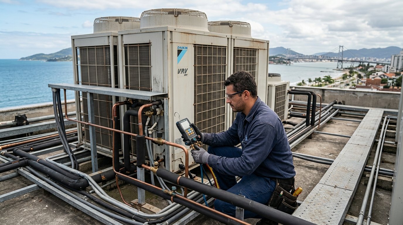 Ar Condicionado VRF em Florianópolis: Pontos positivos e negativos da utilizaçao.