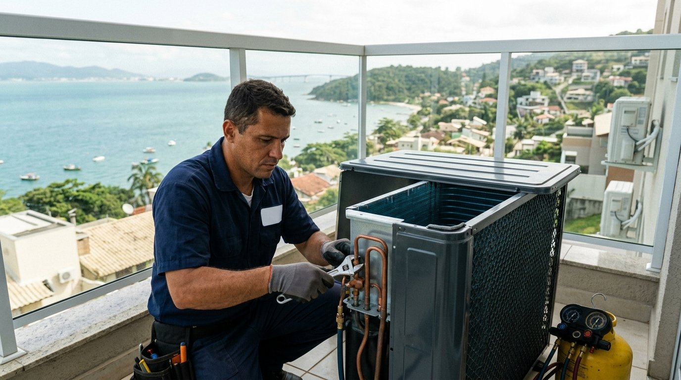 Qual o Melhor Ar Condicionado para Florianópolis? Modelos de Ar Condicionado, Marcas Resistentes à Maresia e Normas Técnicas de Instalação.